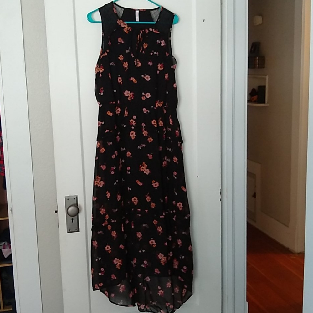 Xhilaration Hi-Lo Floral Dress
